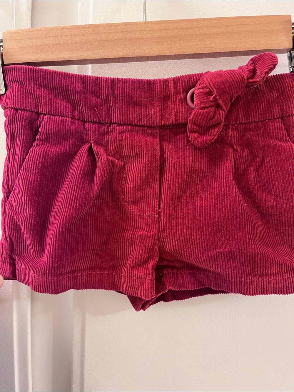 Vertbaudet Cranberry Corduroy Shorts - Girls Size 2A (2 Years) Thrifted in Paris